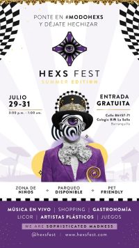 Llega a Barranquilla Hexs Fest en su Tercera Edición