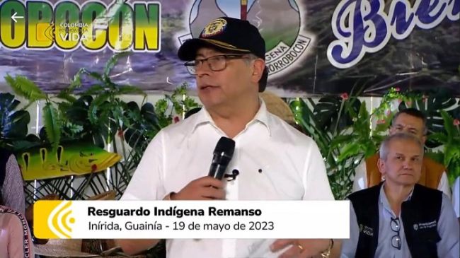 Desde la selva del Guainía, Presidente Petro sanciona el Plan Nacional de Desarrollo 2022-2026