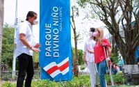 Gobernadora del Atlántico entregó en Molinero el parque Divino Niño, la quinta obra ejecutada de 'Parques para la Gente'