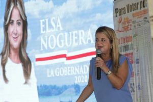 Elsa Noguera, se fracturó una pierna mientras cumplía su agenda