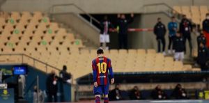 Pesadilla: Messi vio la roja y Barcelona se quedó con las manos vacías en la Supercopa de España