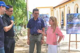Gobernadora del Atlántico anunció el inicio de las obras que embellecerán el entorno de la iglesia de Tubará