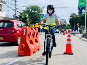Con proyecto de bicirrutas, Distrito promueve movilidad segura con autocuidado