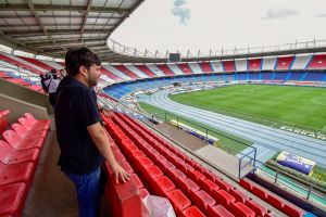 El estadio Metropolitano, listo para recibir la fiesta del fútbol de la Selección Colombia
