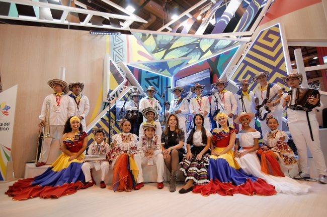 Banda de Baranoa hace sentir el ritmo de Colombia en Fitur 2019
