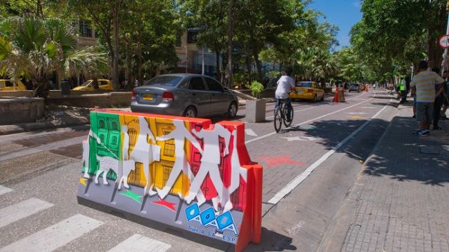 Con más espacio para peatones y ciclistas en el Paseo Bolívar, Distrito promueve distanciamiento físico y movilidad sostenible