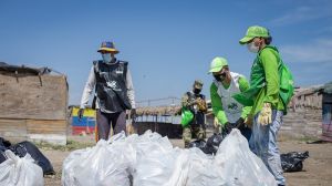 En jornada ambiental, más de 2 toneladas de material aprovechable y sólidos fueron retirados de Puerto Mocho
