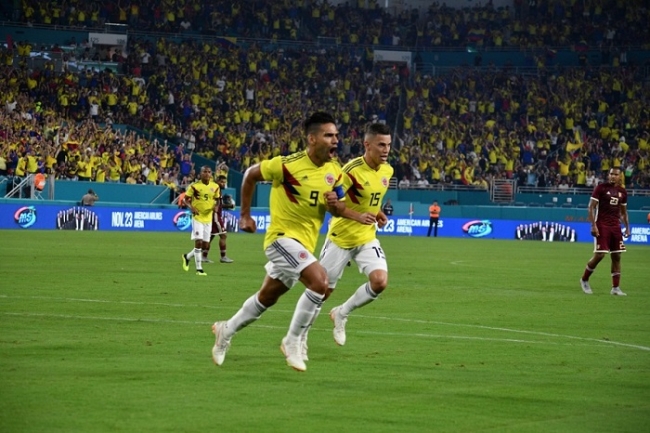 Colombia superó a Venezuela en partido amistoso