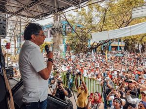 Gustavo Petro cierra campaña, en Barranquilla