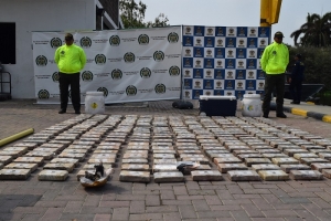 Policía del Atlántico incauta, 263 paquetes de cocaína en zona rural de Tubará