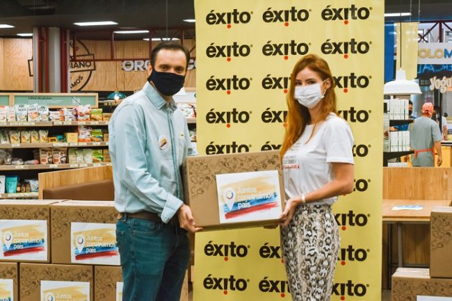 Barranquilla recibe más de 9.000 tapabocas donados por la primera dama de la Nación y Grupo Éxito