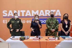 Alcaldesa Virna Johnson activa un plan integral para fortalecer la seguridad en Santa Marta