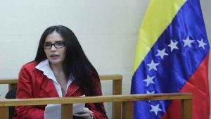Aída Merlano en audiencia especial ante la justicia venezolana