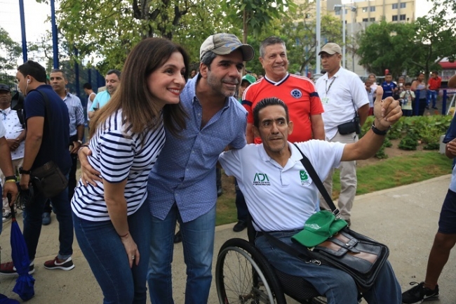 Alcalde Char entregó el parque Luis Carlos Galán