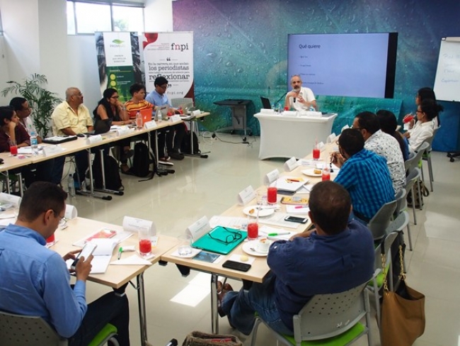 Líder del periodismo digital en México dicta taller a periodistas de la Región Caribe