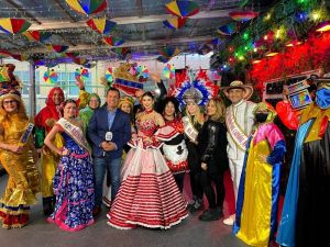 La Reina Valeria Charris llegó a la ´Gran Manzana´ a presidir el Carnaval