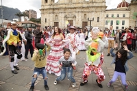 Bogotá recibió la alegría del Carnaval de Barranquilla