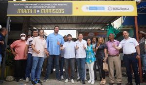 Avanza la remodelación de las plazas de Mariscos y Miami II en Barranquilla