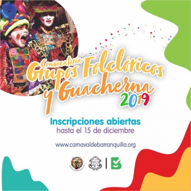 Abiertas inscripciones para Grupos Folclóricos y Guacherna del Carnaval 2019