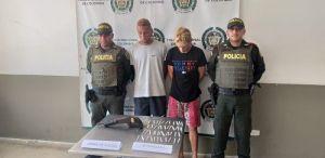 Capturados portando 50 dosis de Marihuana y arma de fuego