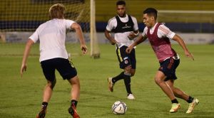 La Selección Colombia entrenó en Paraguay