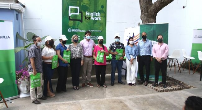 Primera promoción de ‘Inglés para el Trabajo’ inicia su formación bilingüe en Barranquilla
