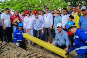 Inician obras de alcantarillado para 12.500 habitantes de Palmar de Varela
